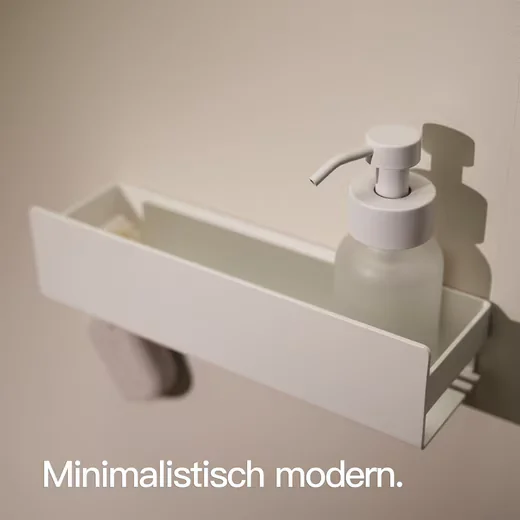DESIGNFABRIK HAMBURG Duschregal ohne Bohren Badregal Duschablage