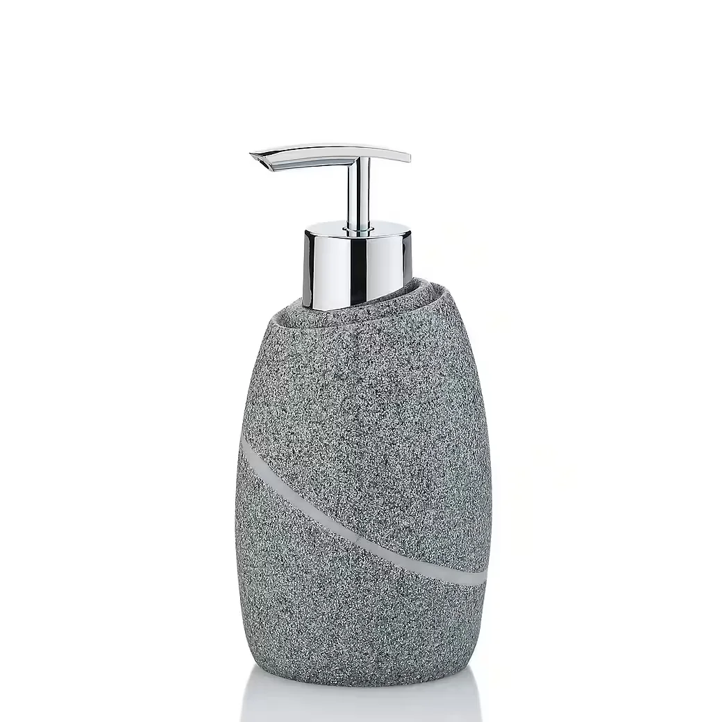 Kela Seifenspender Talus Natursteinoptik 300 ml nachfüllbar