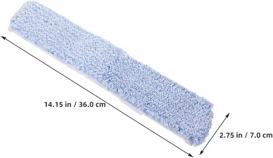 FELIXLEO 4er Glasreinigungspads waschbar Ersatzkopf Fensterputzgerät