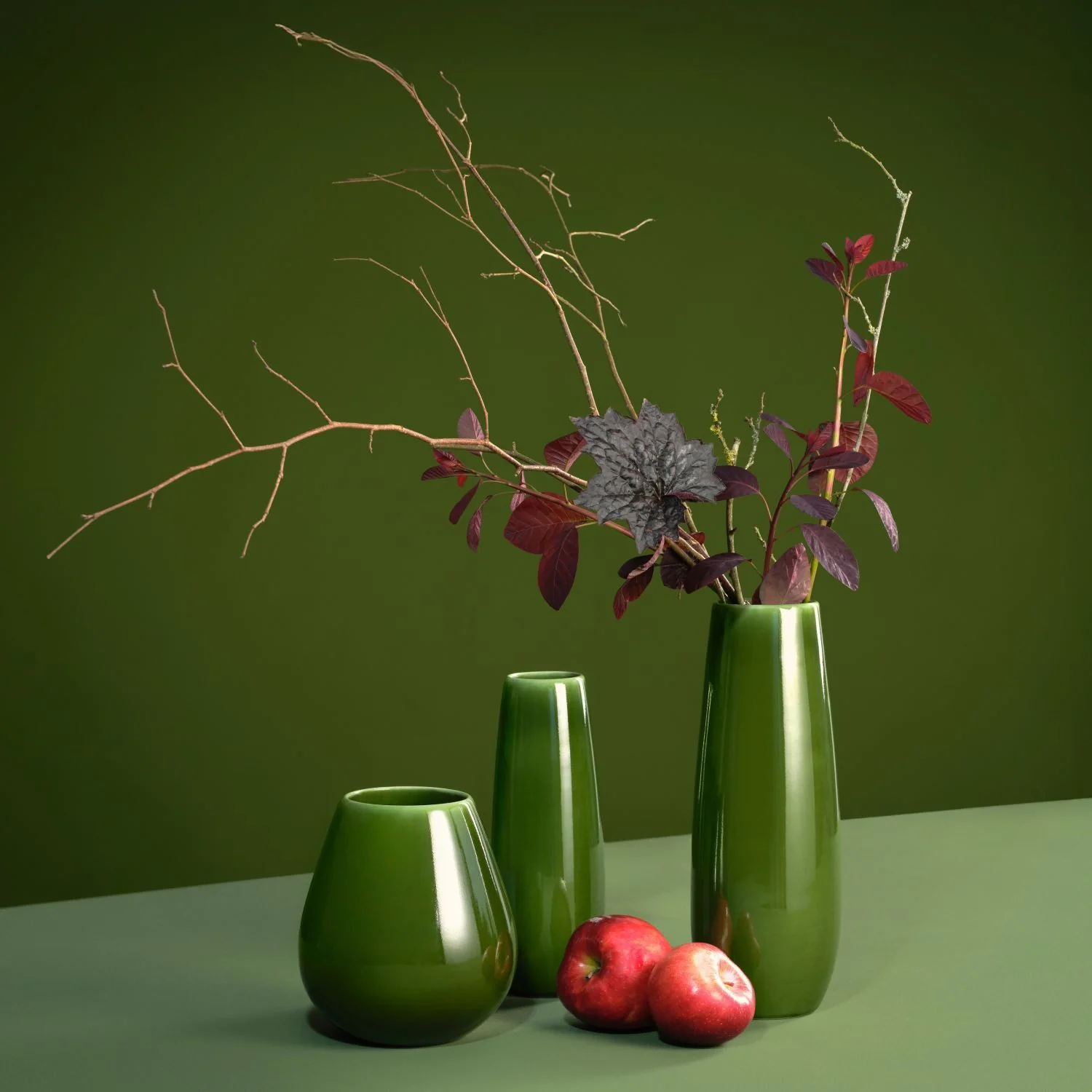 ASA SELECTION Dekovase Ease rund Verde grün