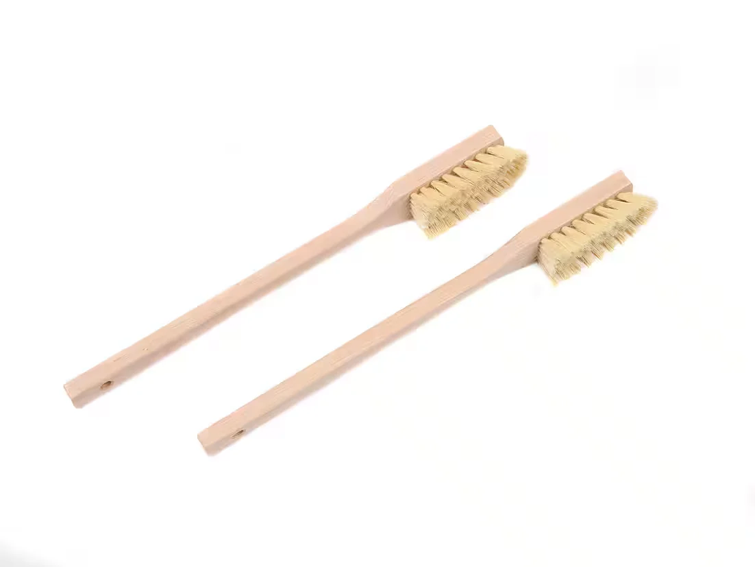 BAWITEC Reinigungsbürsten Set 2 Stielbürsten langstielig Holzgriff