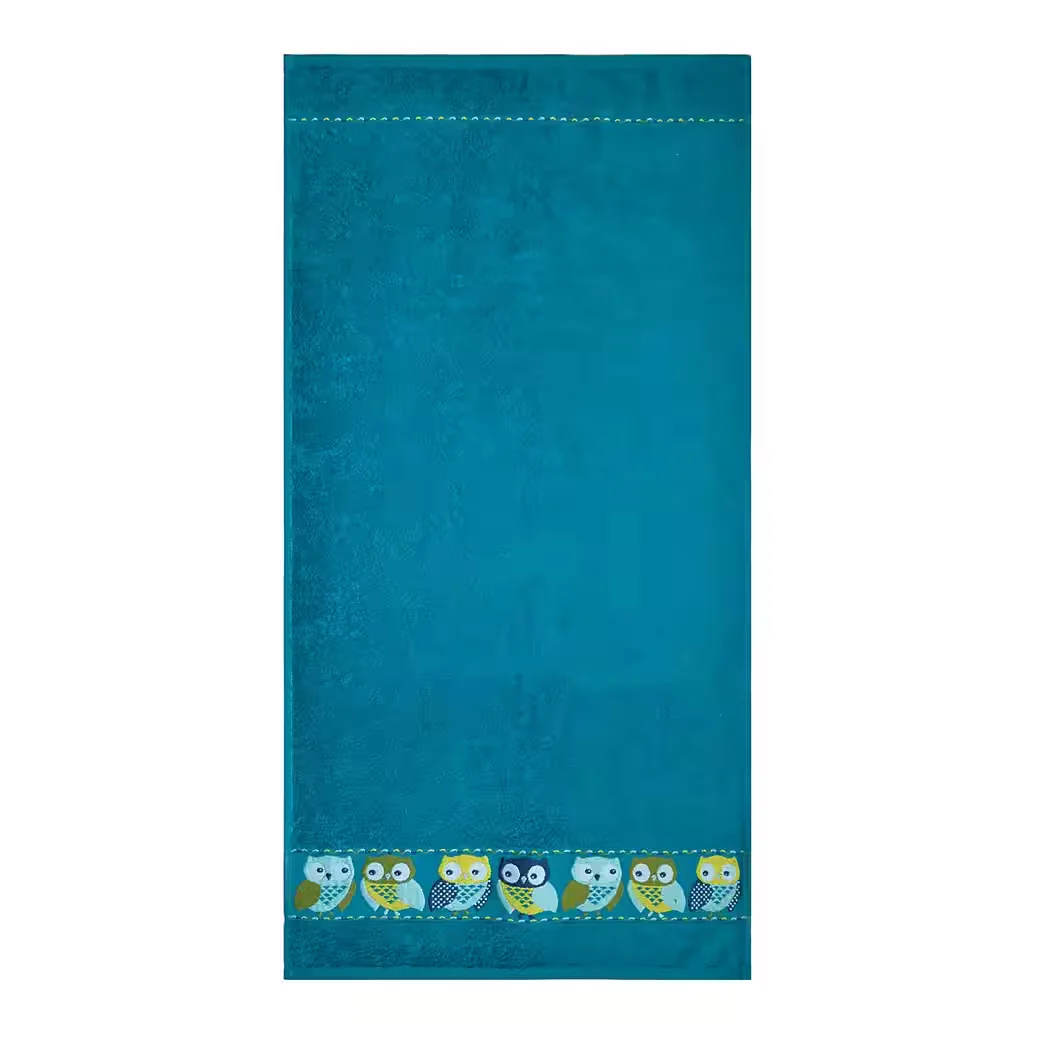 DYCKHOFF Duschtuch Eule Modern 70 x 140 cm Badetuch