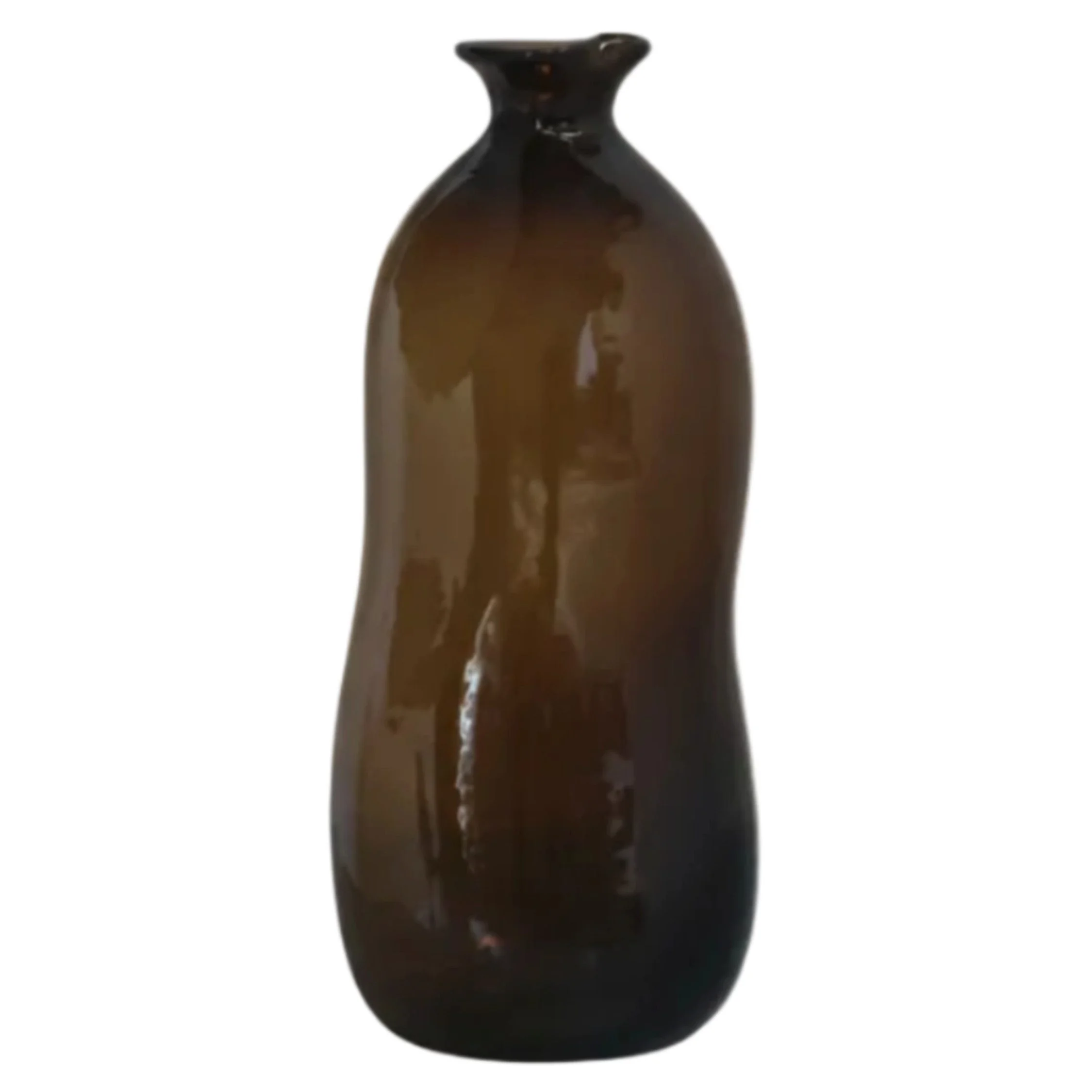 CHIC ANTIQUE Glasvase braun Dekovase