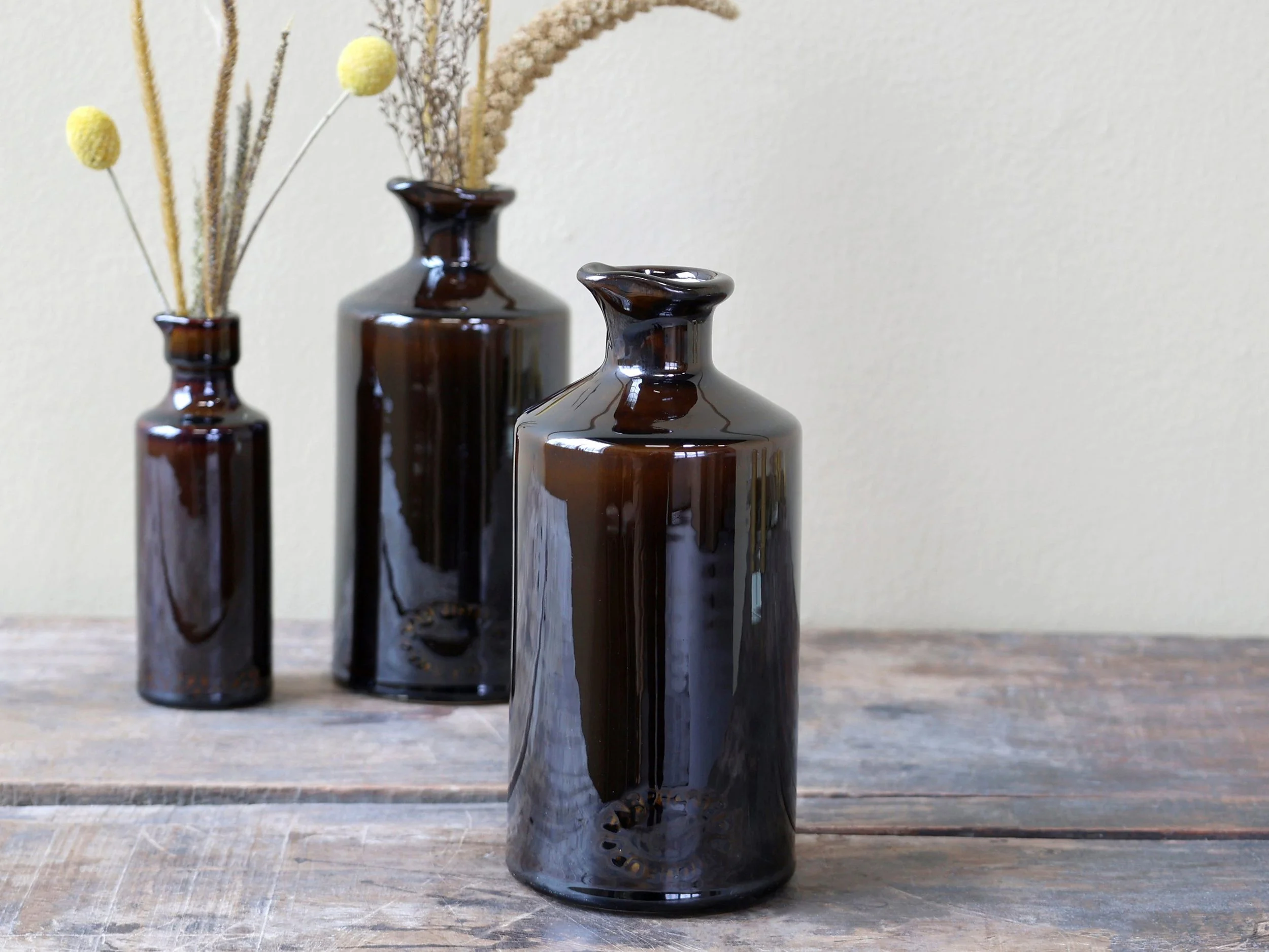 CHIC ANTIQUE Dekovase Altfranzösische Flasche