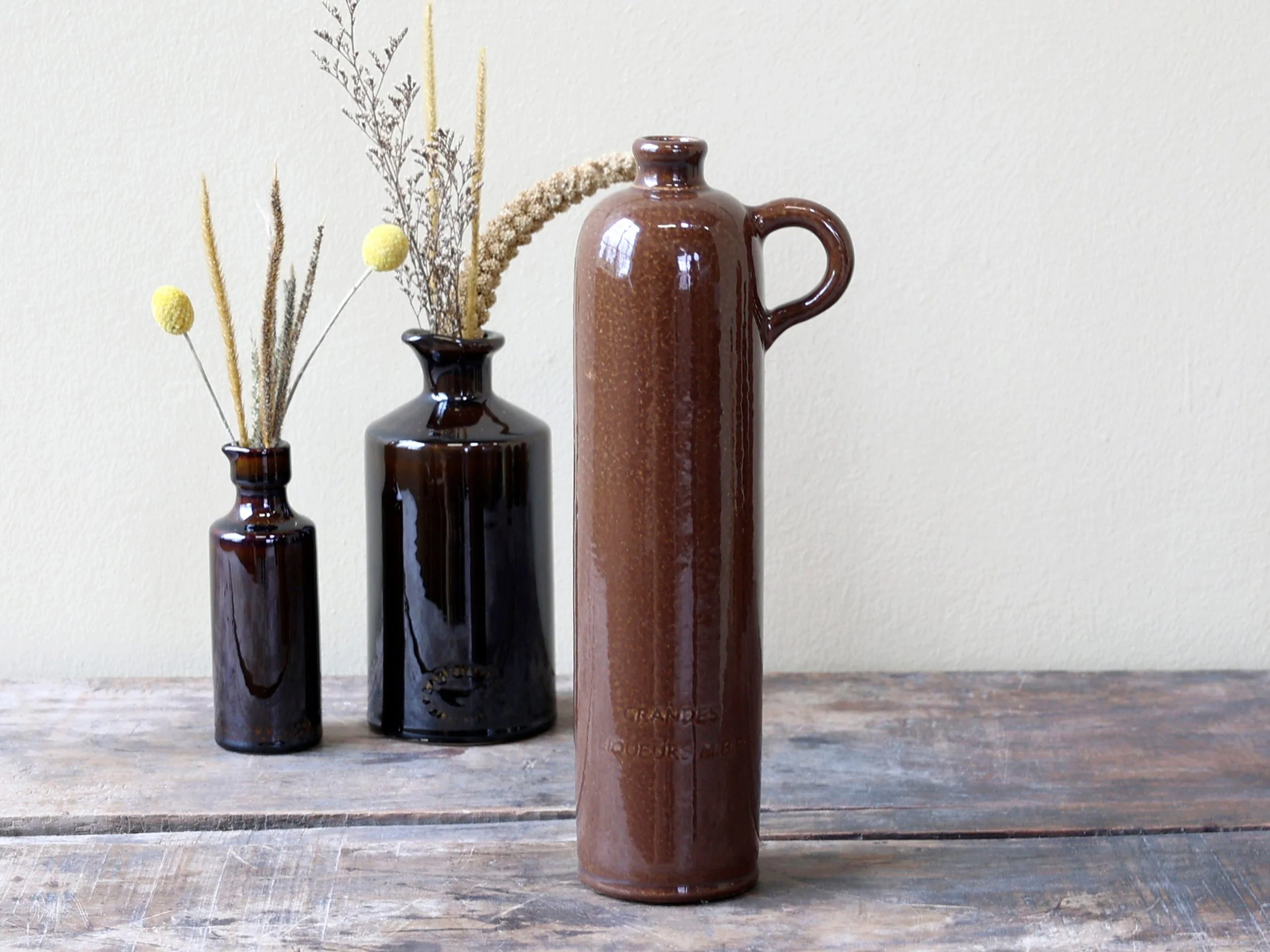 CHIC ANTIQUE Dekovase Altfranzösische Flasche