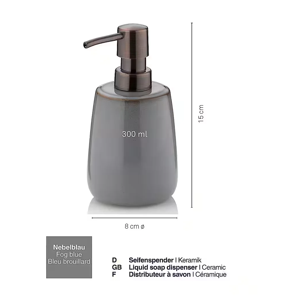Kela Seifenspender Liana Retro Look Keramik glänzend 300 ml