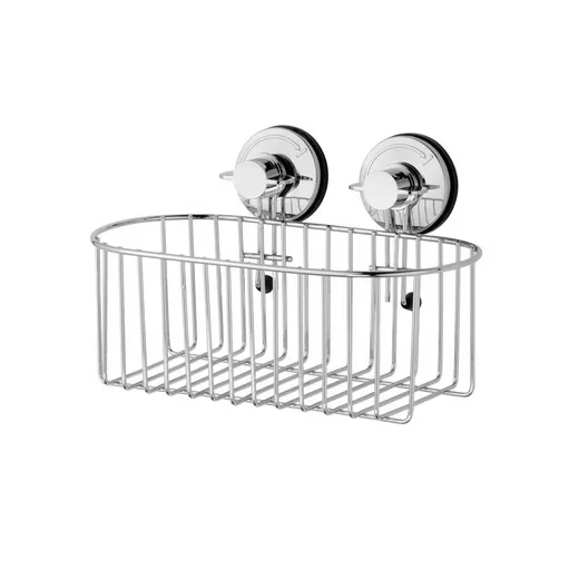 Duschablage PRIMASTER Octopus Duschkorb oval Edelstahl 1 Etage