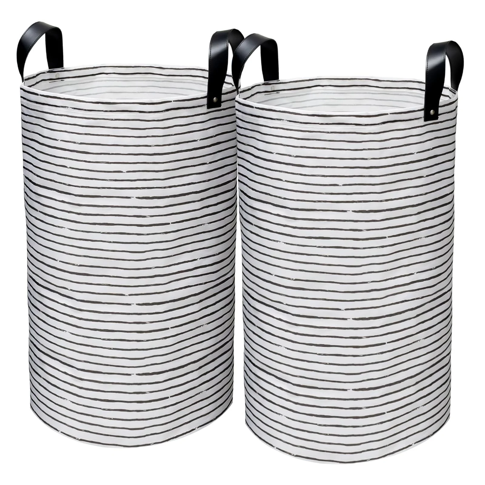 FOUORTUNATE-BEE Wäschekörbe 2er Set 60 L faltbar groß