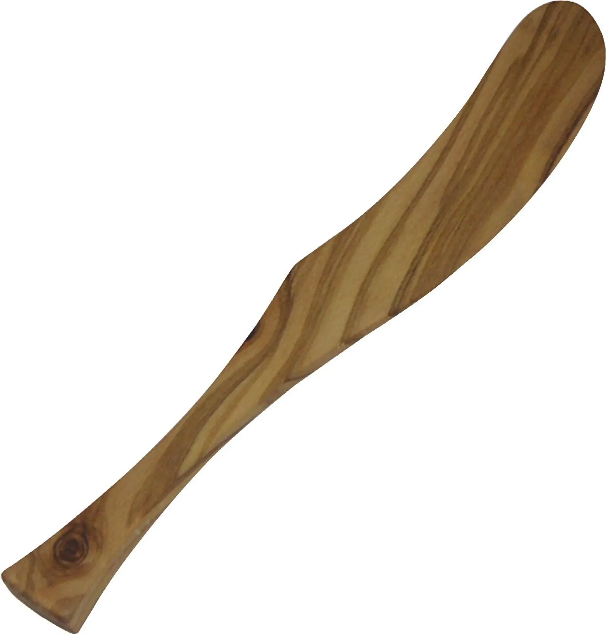 Bérard Gebogener Spachtel aus Olivenholz – 15,5 cm
