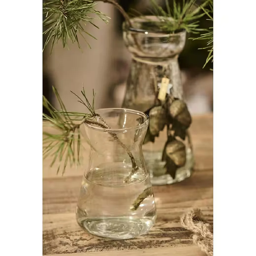 IB LAURSEN Hyazinthenvase Glas konisch 10,5 cm Dekovase