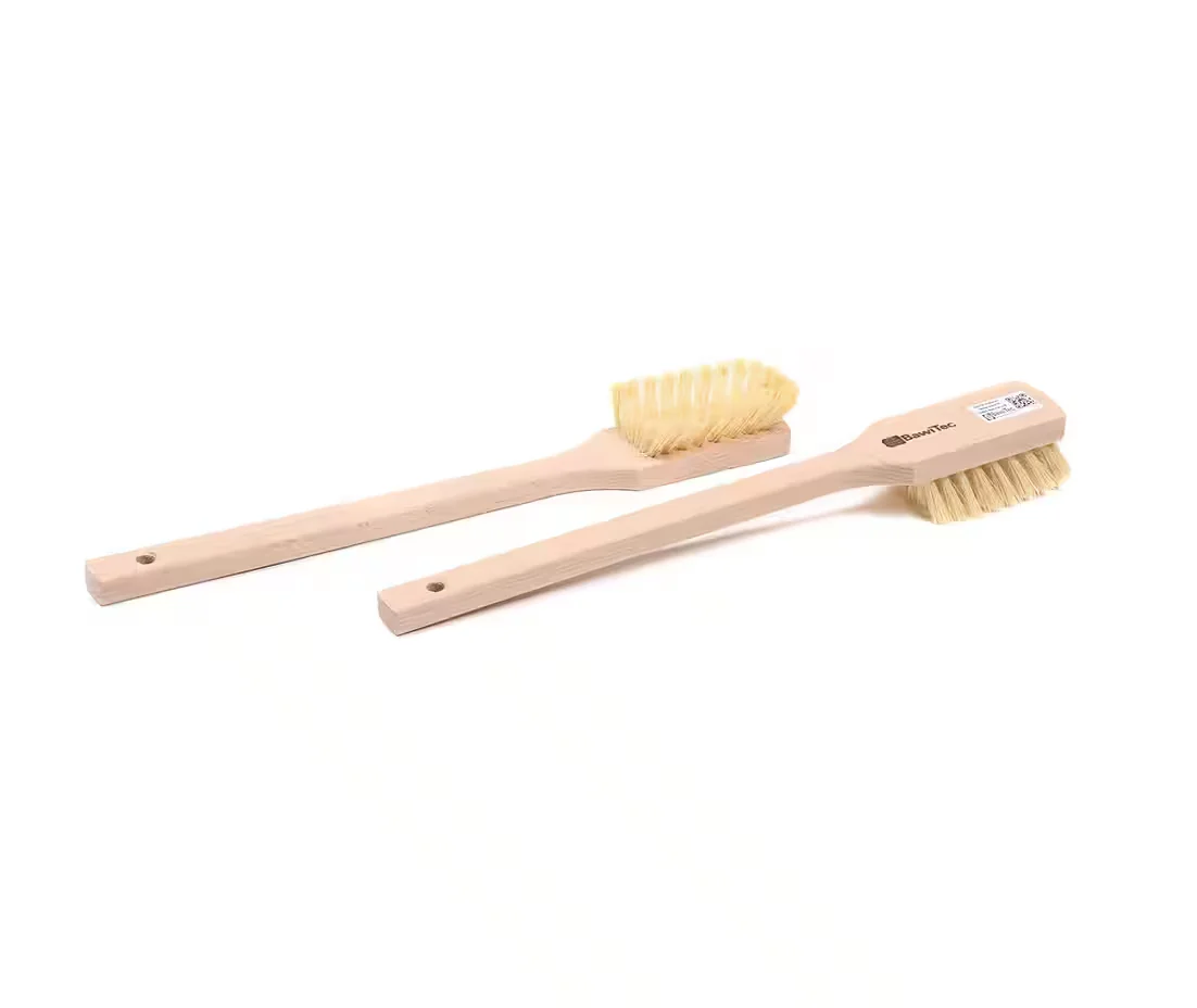 BAWITEC Reinigungsbürsten Set 2 Stielbürsten langstielig Holzgriff